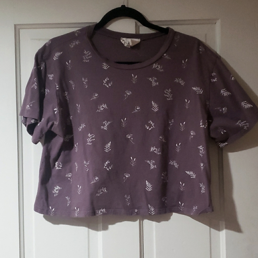 Floral crop top